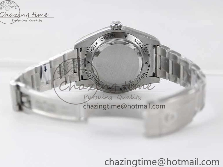 1:1 Milgauss ICE TWF Best SH3131 Blue Bracelet on 116400 SS GV 904L Dial Edition 0211